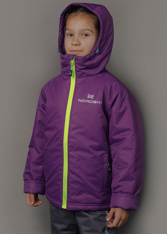 Nordski Jr Motion прогулочная лыжная куртка детская purple