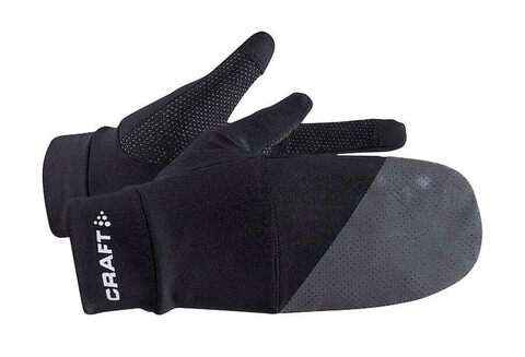 Беговые перчатки трансформер Craft ADV Lumen Hybrid черные