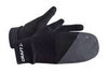 Беговые перчатки трансформер Craft ADV Lumen Hybrid черные - 2