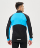Мужская тренировочная лыжная куртка Nordski Core black-light blue - 2