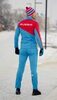Мужские разминочные лыжные брюки Nordski Premium синие - 16