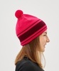 Лыжная шапка c шерстью Nordski Tone Stripe pink - 4
