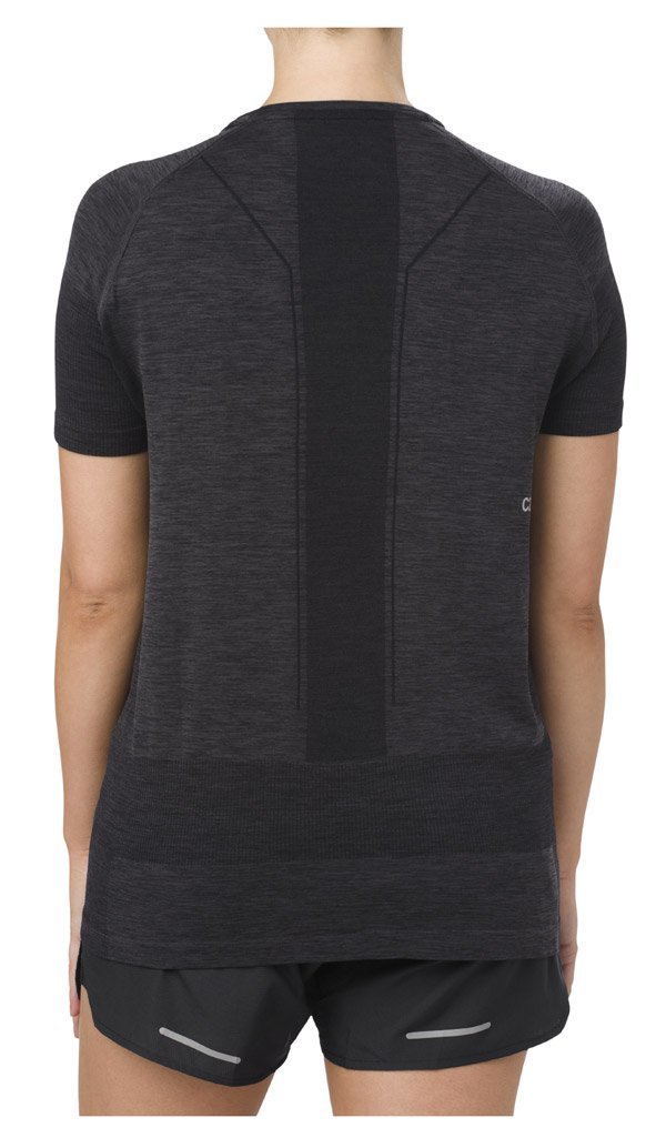 Asics Gel Cool Ss Top футболка для бега женская черная - 4