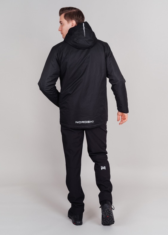 Nordski Urban утепленный лыжный костюм мужской черный - 2
