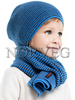 Шарф детский и подростковый Norveg (синий) - 2