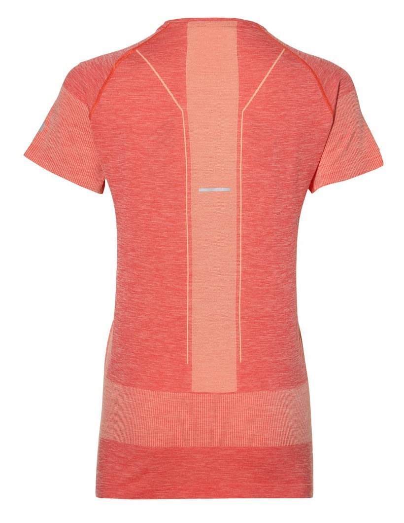Asics Gel Cool Ss Top футболка для бега женская коралловая - 2