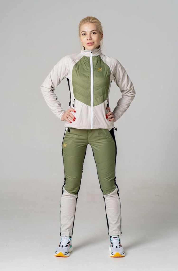 Женские утепленные лыжные брюки Noname Hybrid 22 WOS green - 4