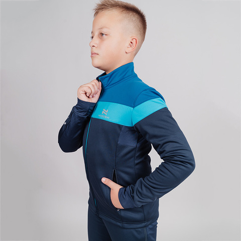Детская лыжная куртка Nordski Jr Drive blueberry-blue