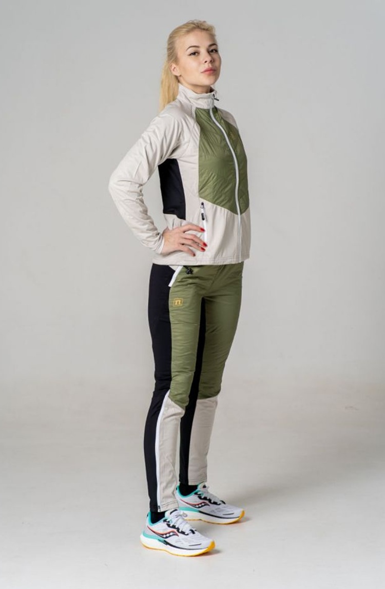 Женские утепленные лыжные брюки Noname Hybrid 22 WOS green - 5