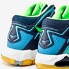 Mizuno Wave Tornado X2 Mid мужские волейбольные кроссовки синие-зеленые - 3