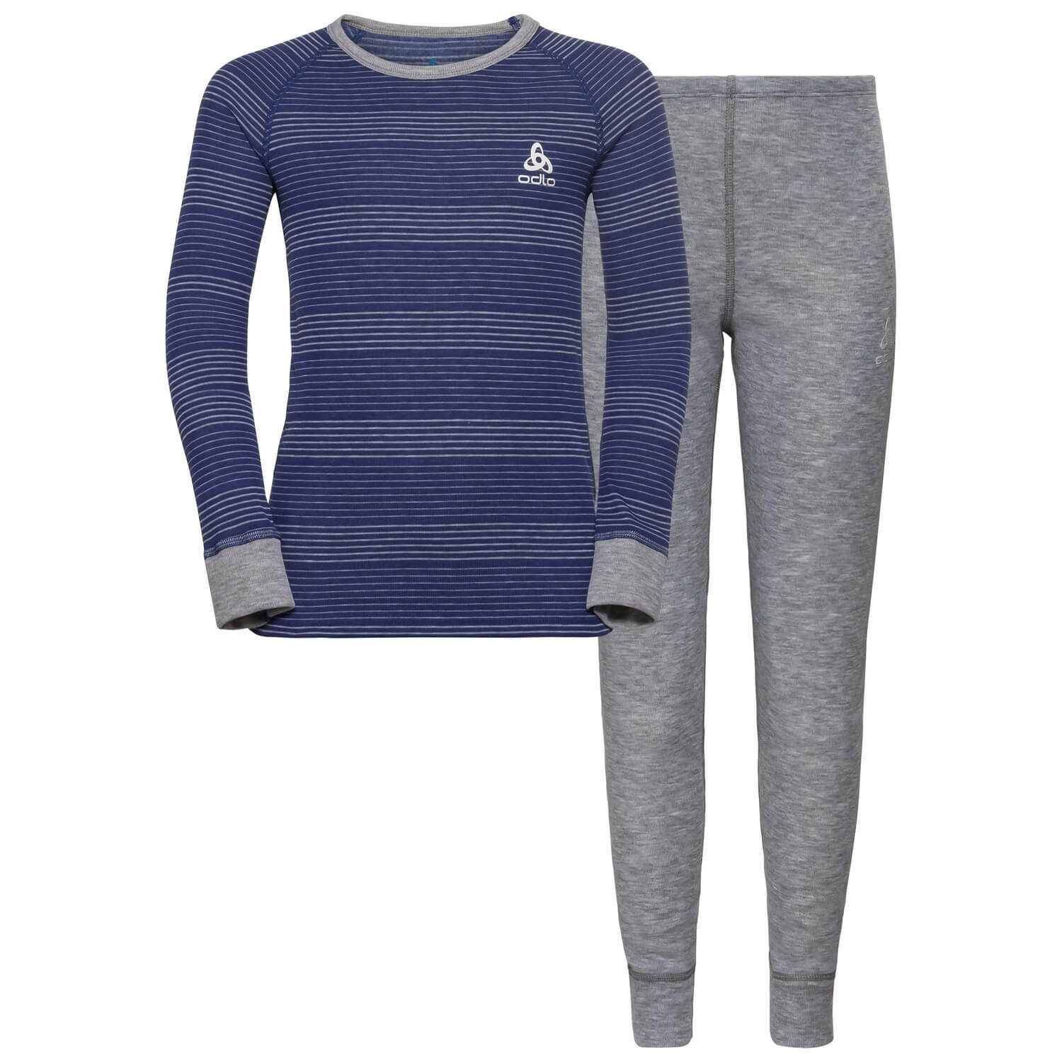 Odlo Set Warm детское термобелье комплект grey melange