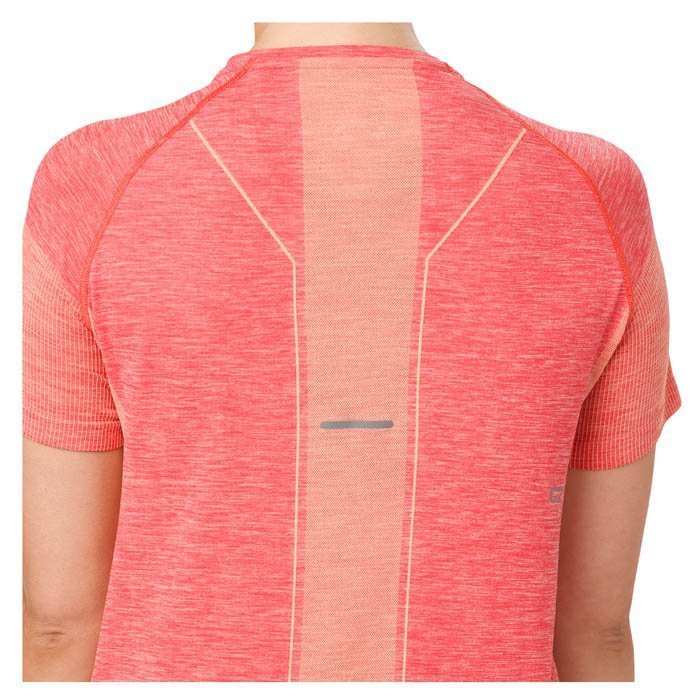 Asics Gel Cool Ss Top футболка для бега женская коралловая - 4