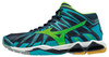 Mizuno Wave Tornado X2 Mid мужские волейбольные кроссовки синие-зеленые - 5