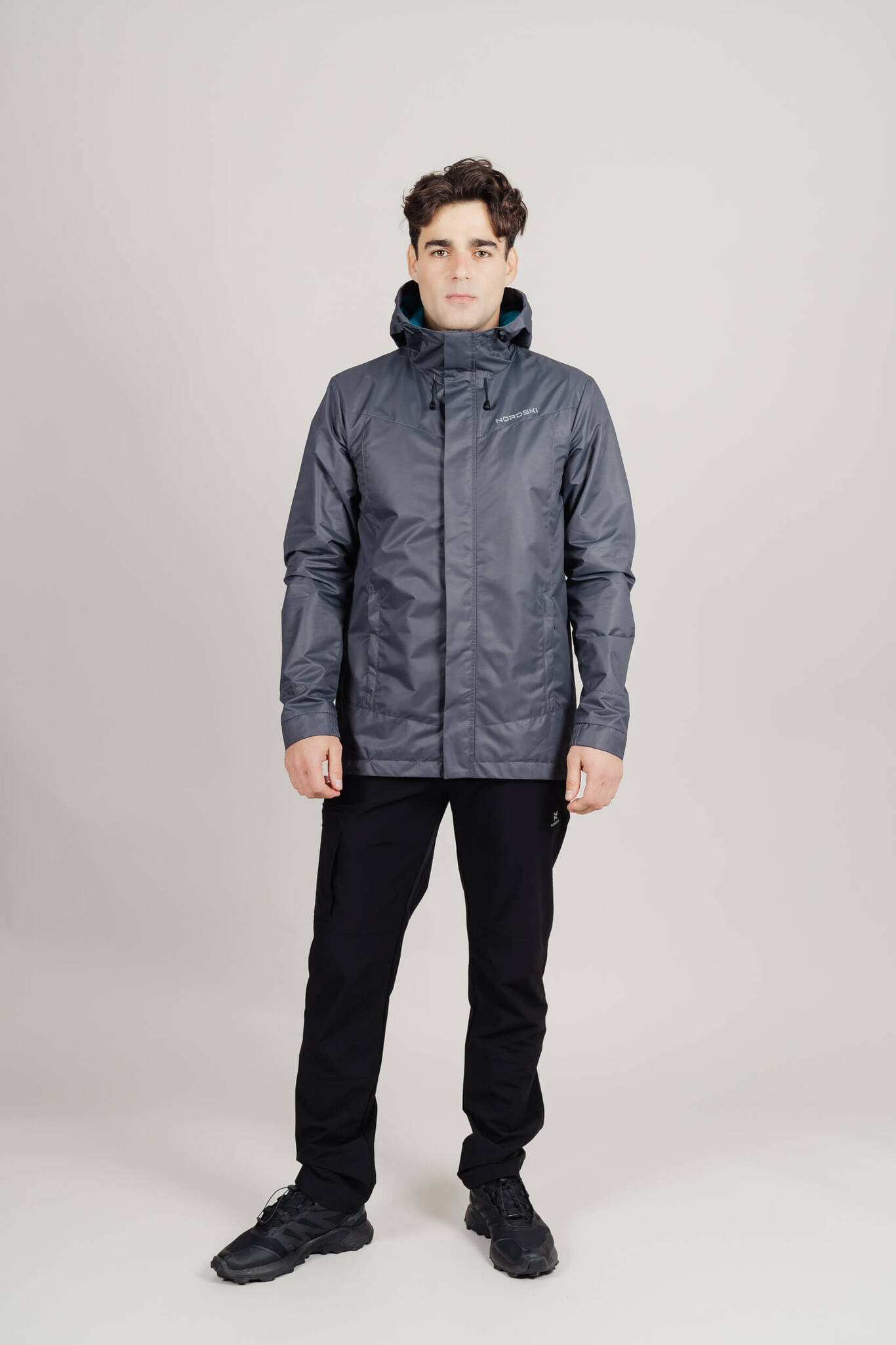 УЦЕНКА-Мужская ветрозащитная куртка Nordski Storm asphalt - 12