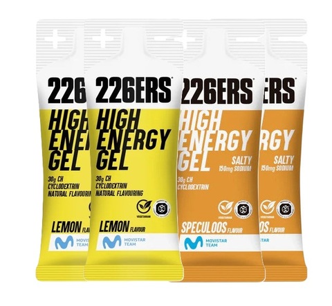 Набор высокоэнергетических гелей 226ERS XS High Energy 45 г соленое бельгийское печенье-лимон