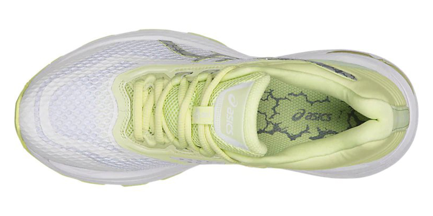 Asics Gt 2000 6 Lite Show кроссовки беговые женские белые-желтые - 4