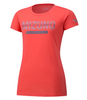 Mizuno Heritage 06 Tee футболка для бега женская коралловая - 1