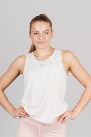 Женская тренировочная майка Nordski Motion beige