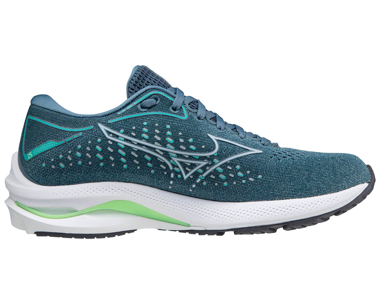 Женские кроссовки для бега Mizuno Wave Rider 25 синие