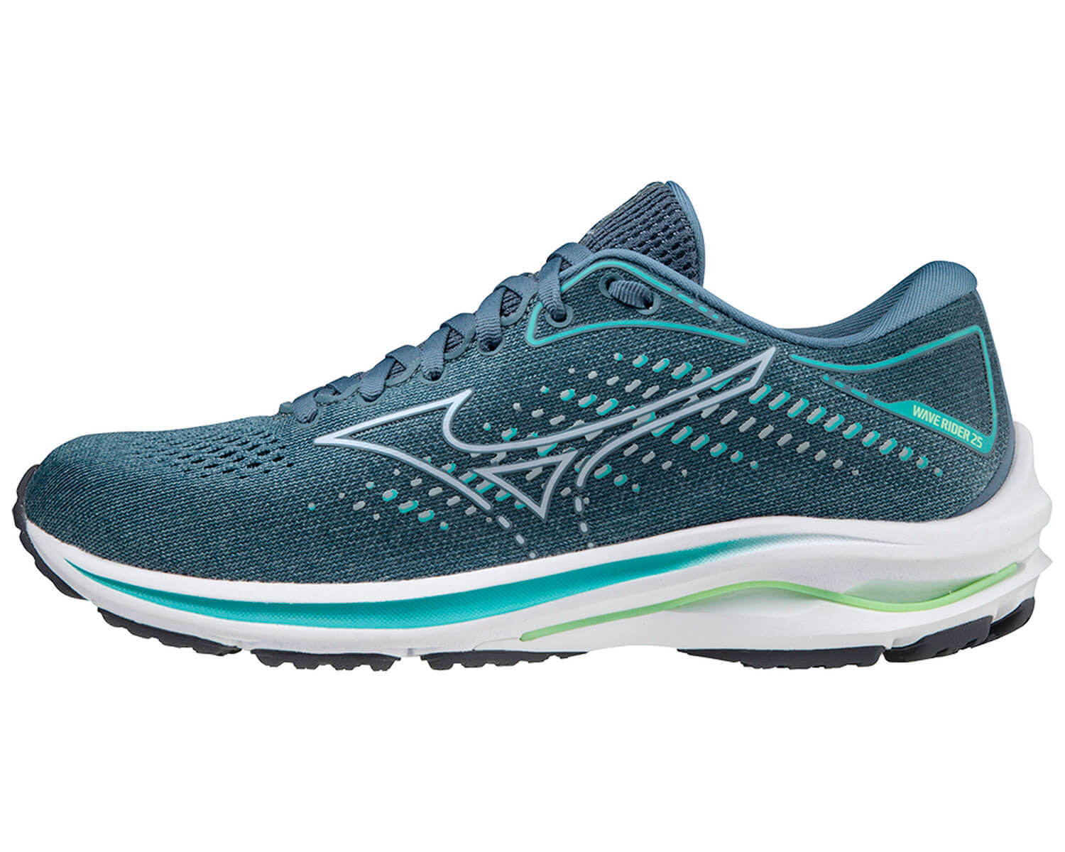 Женские кроссовки для бега Mizuno Wave Rider 25 синие - 5
