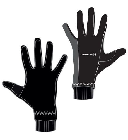Nordski Active WS перчатки black-grey