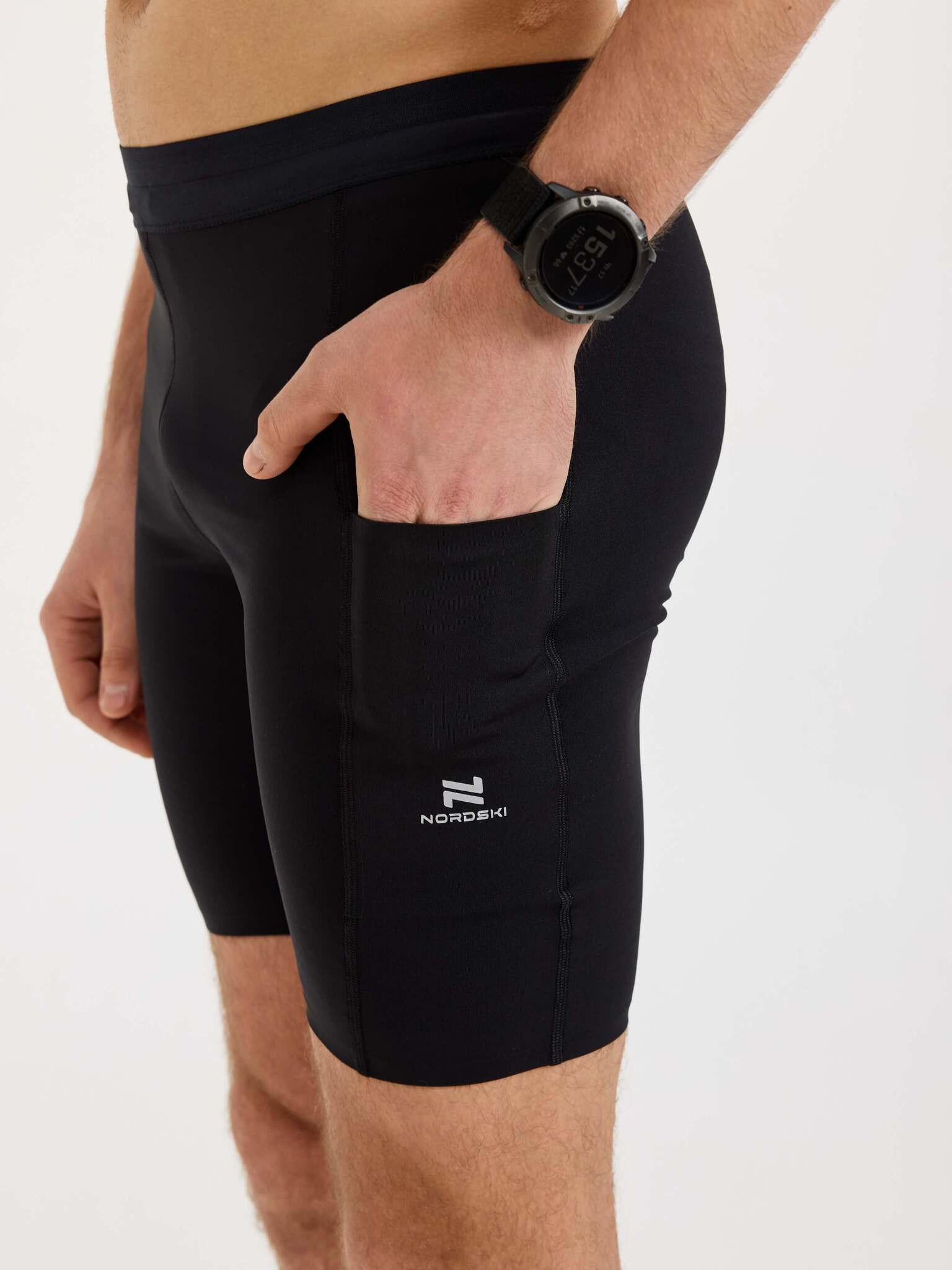 Мужские обтягивающие шорты Nordski Sprint black - 5