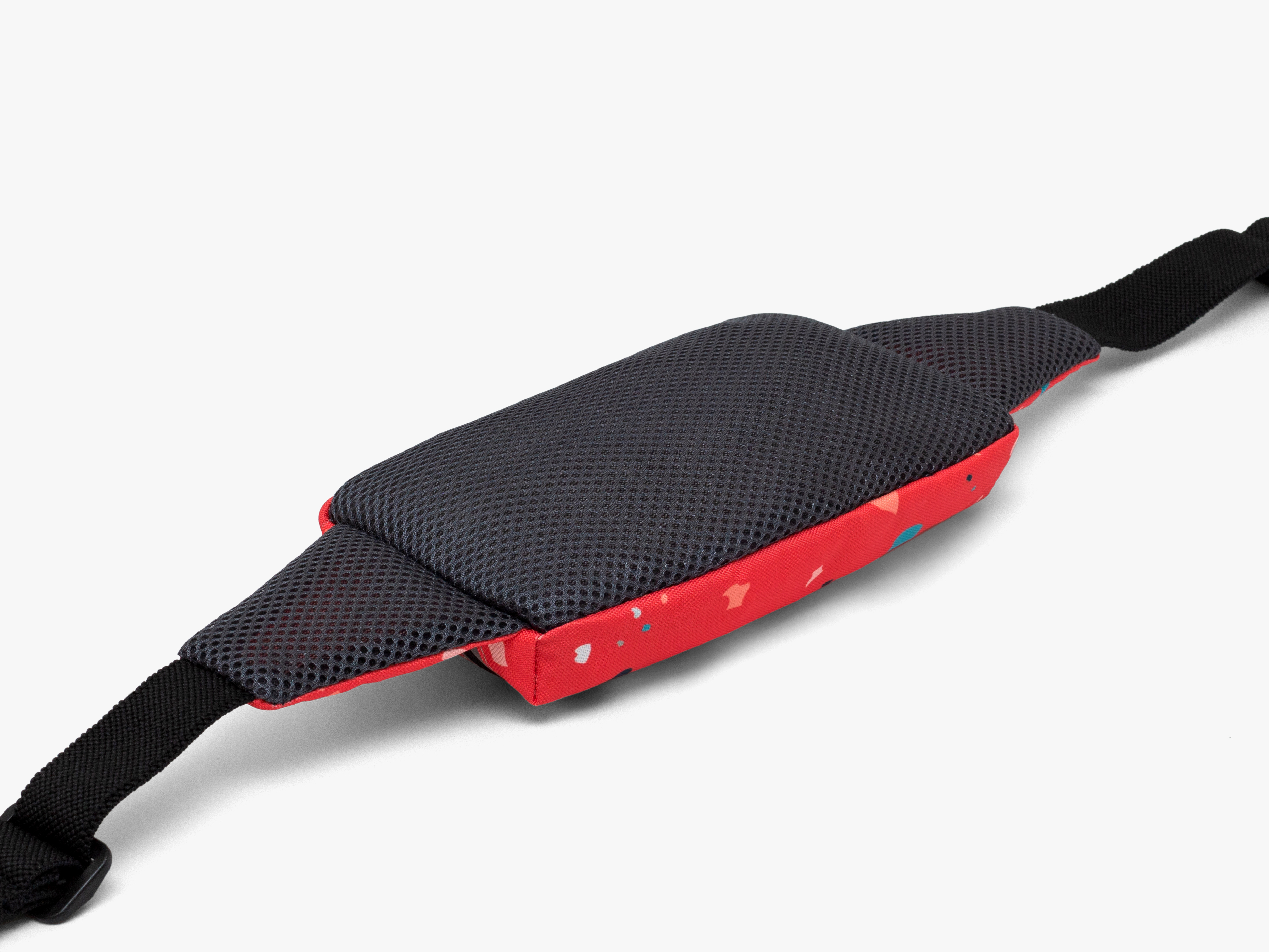 Поясная сумка для бега Enklepp Marathon Waist Bag red terrazzo - 3