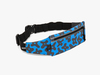 Поясная сумка для бега Enklepp Run Belt 365 black flowers-blue - 2