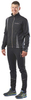 Nordski Active мужская разминочная куртка черный-серый - 4