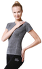 Термофутболка Norveg Soft T-shirt женская с коротким рукавом серая - 2