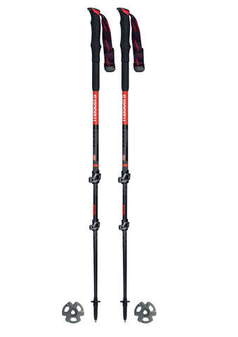 Masters Eiger Calu телескопические палки черные-красные