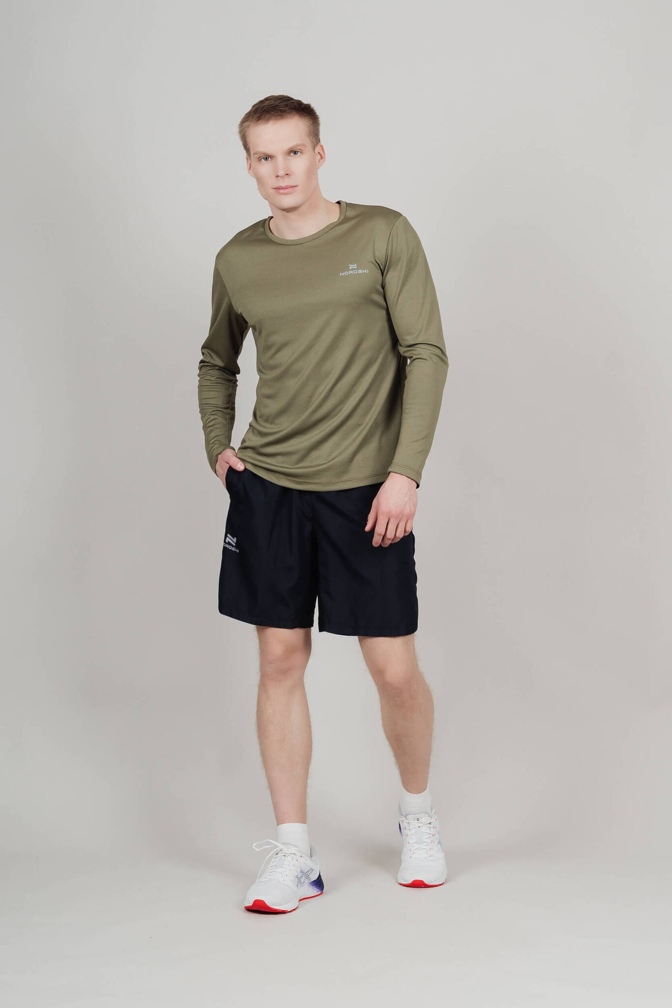 Мужские беговые шорты Nordski Run Long удлиненные - 7