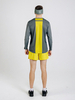 Тренировочный лонгслив Noname Miler LS UX 25 grey-yellow - 8