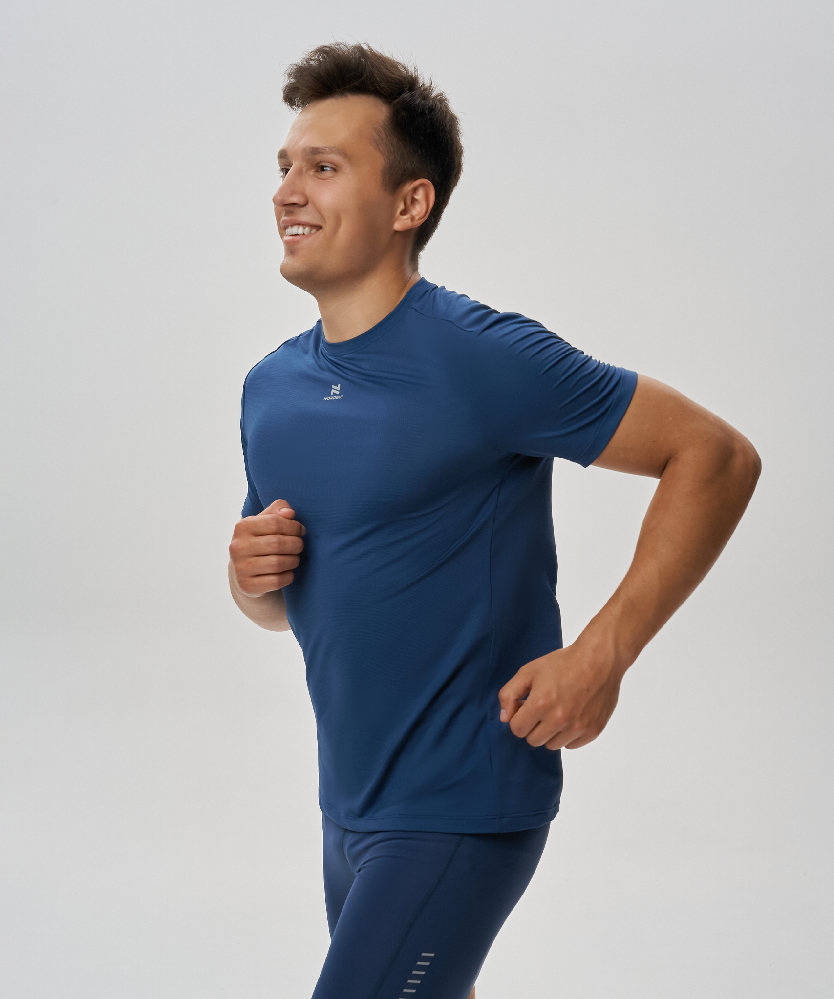 Мужской комплект для тренировок Nordski Run 2.0 dark denim-titan - 6