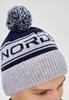 Лыжная шапка c шерстью Nordski Blizzard dark blue-grey - 4