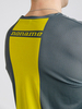 Тренировочный лонгслив Noname Miler LS UX 25 grey-yellow - 5