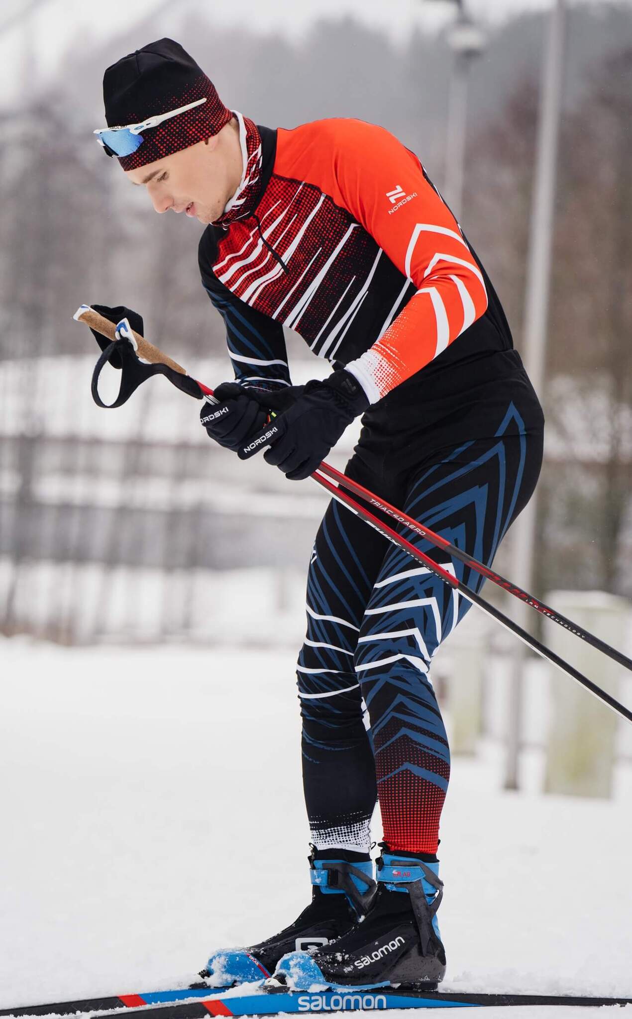 Лыжный гоночный костюм Nordski Pro унисекс black-red - 4