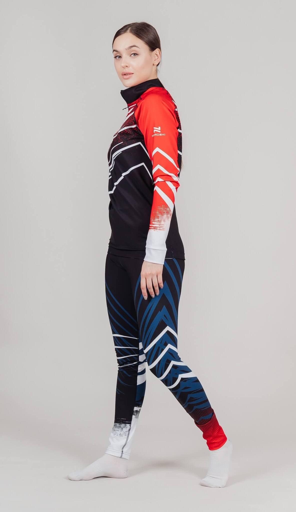 Лыжный гоночный костюм Nordski Pro унисекс black-red - 9