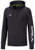 Mizuno Terry Hoodie мужская толстовка черная (РАСПРОДАЖА) - 1